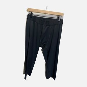 BCG Mens Training 3/4 Compression Tights Caviar Black Athletic Leggings 156026XL